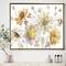 Designart - Fields of Gold Watercolor Flower VII - Traditional Canvas in Gold Frame